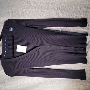 New w tags, Lands End women's sweater size Small (6-8) navy blue